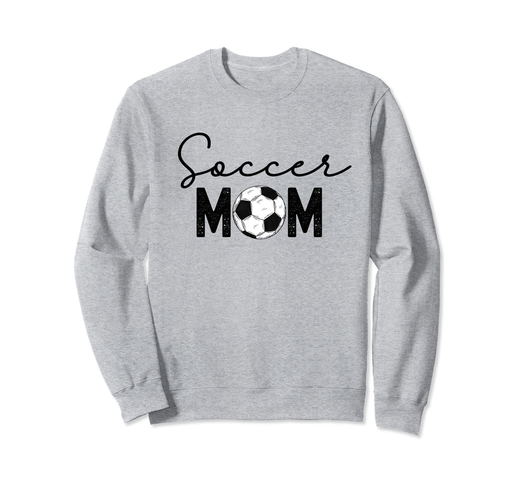 Soccer Mom Proud Soccer Mama Soccer Sweatshirt - Aesthetic Graphic Unisex - T-Shirt, Sweatshirt, Hoodie