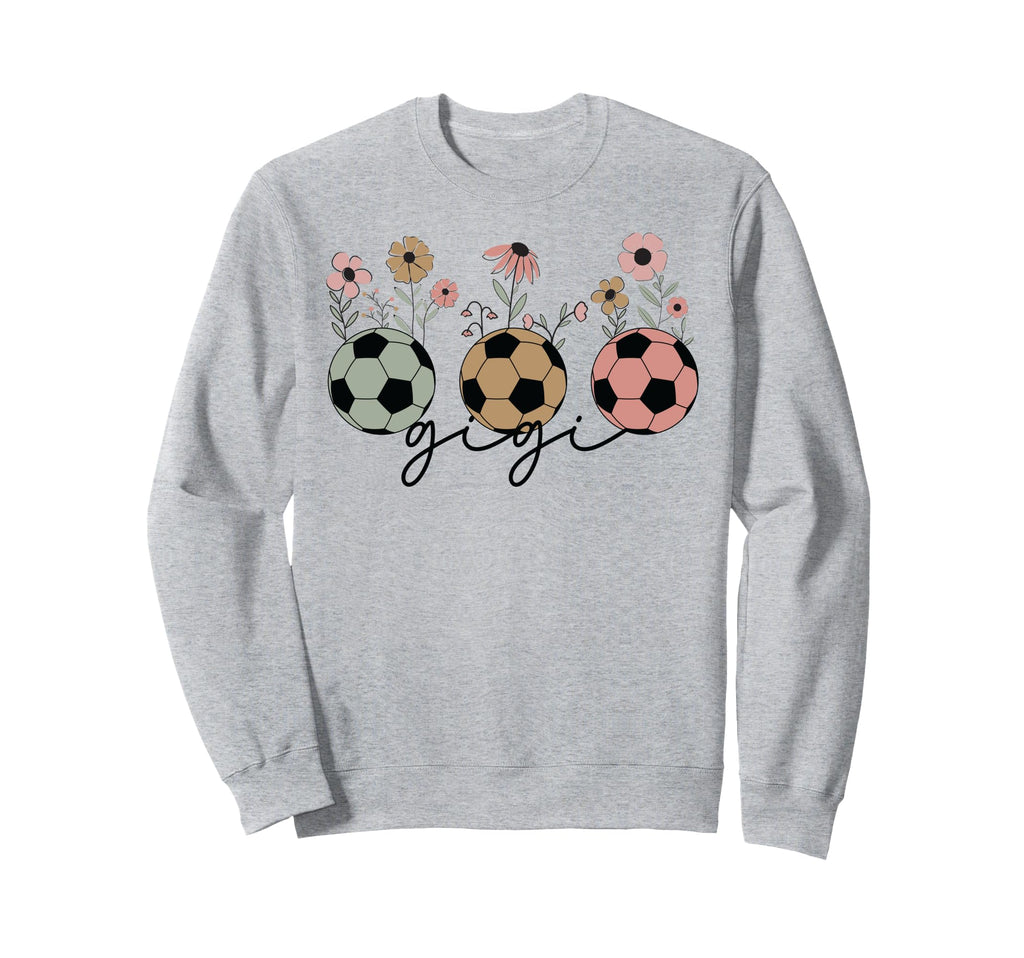 Soccer Gigi Grandma Wildflower Sweatshirt - Trendy Graphic for Adults - T-Shirt, Sweatshirt, Hoodie