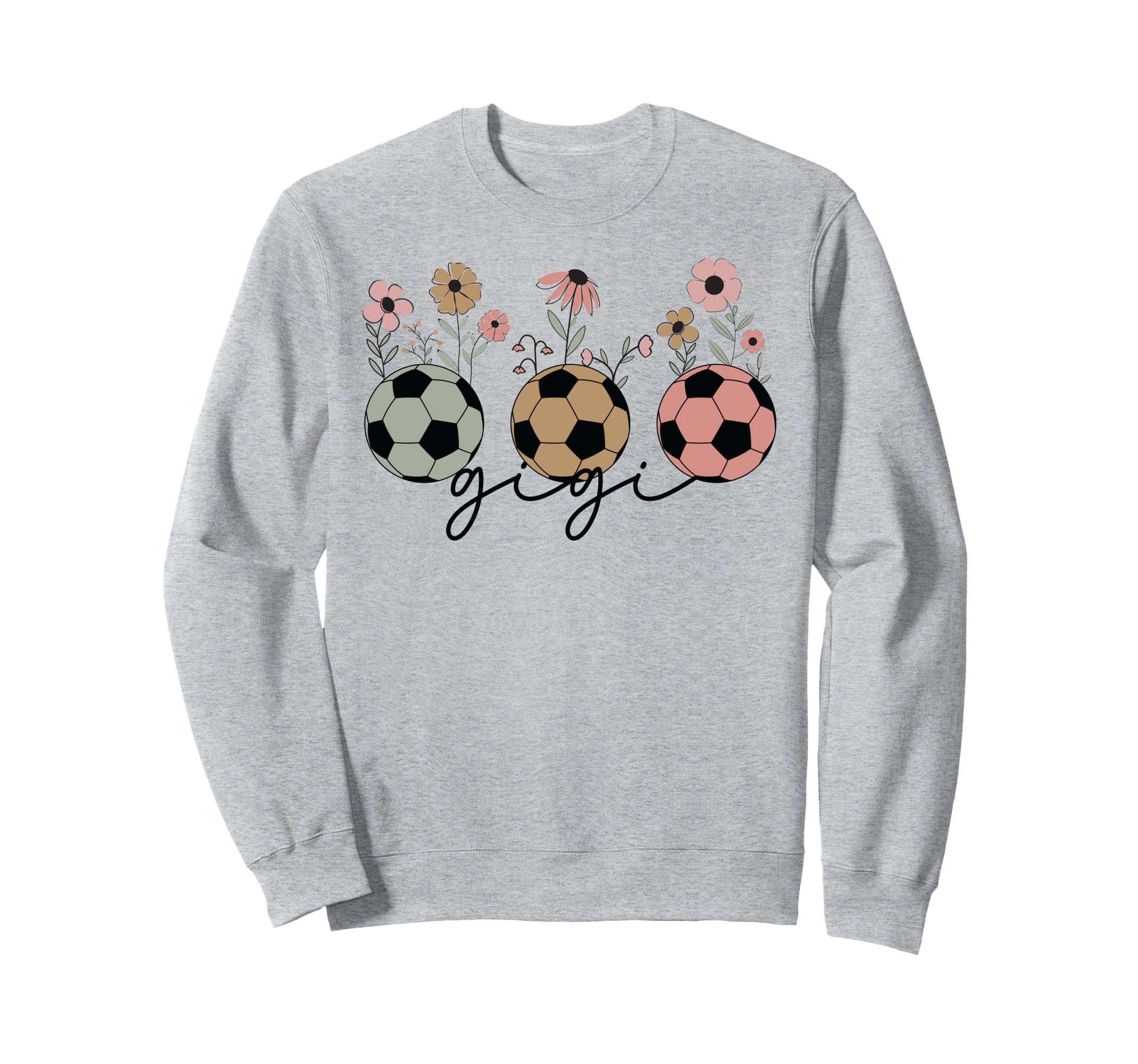 Soccer Gigi Grandma Wildflower Sweatshirt - Trendy Graphic for Adults - T-Shirt, Sweatshirt, Hoodie