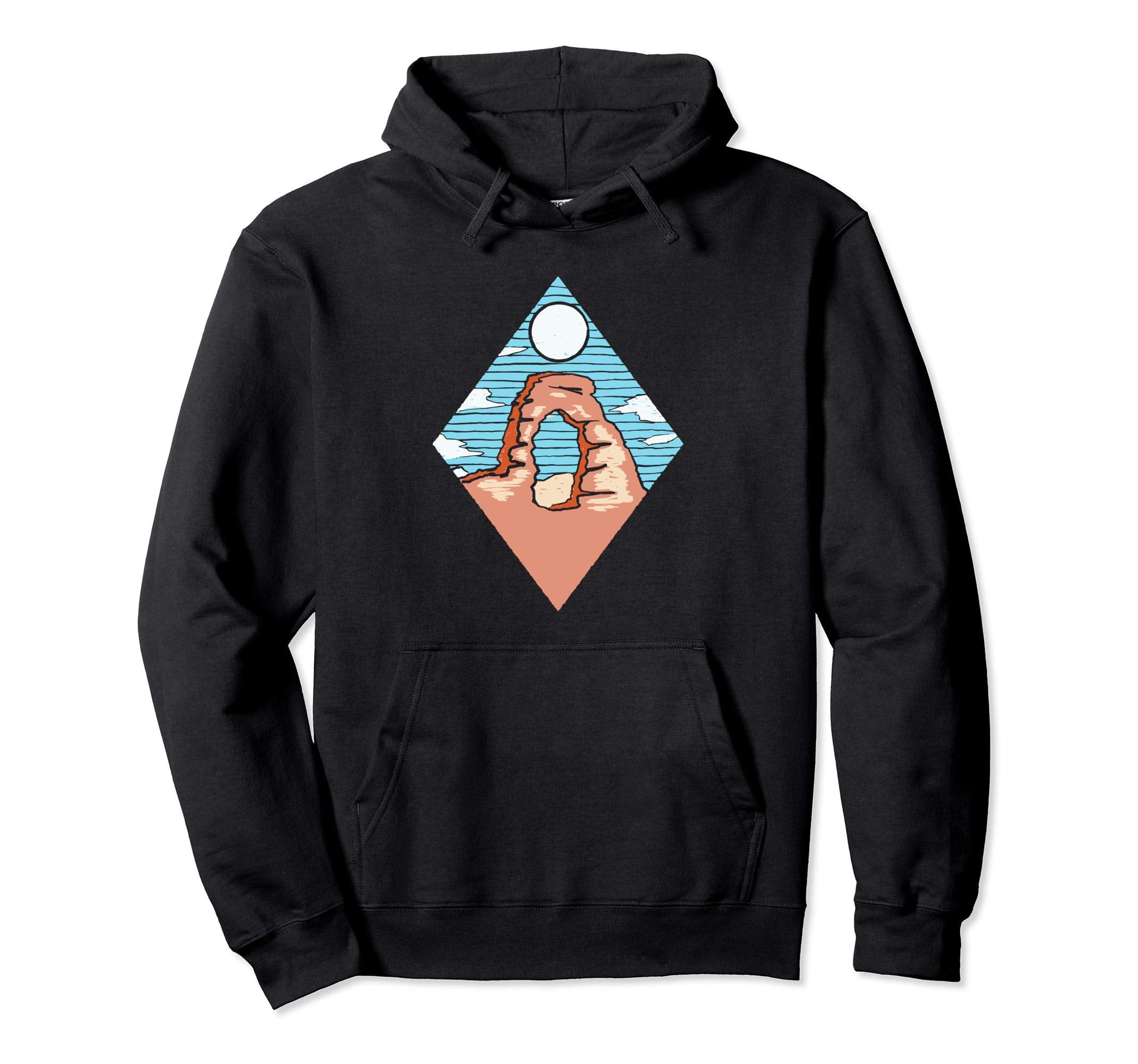 Arches National Park Artistic Hoodie - Fun Novelty Design Unisex - T-Shirt, Sweatshirt, Hoodie
