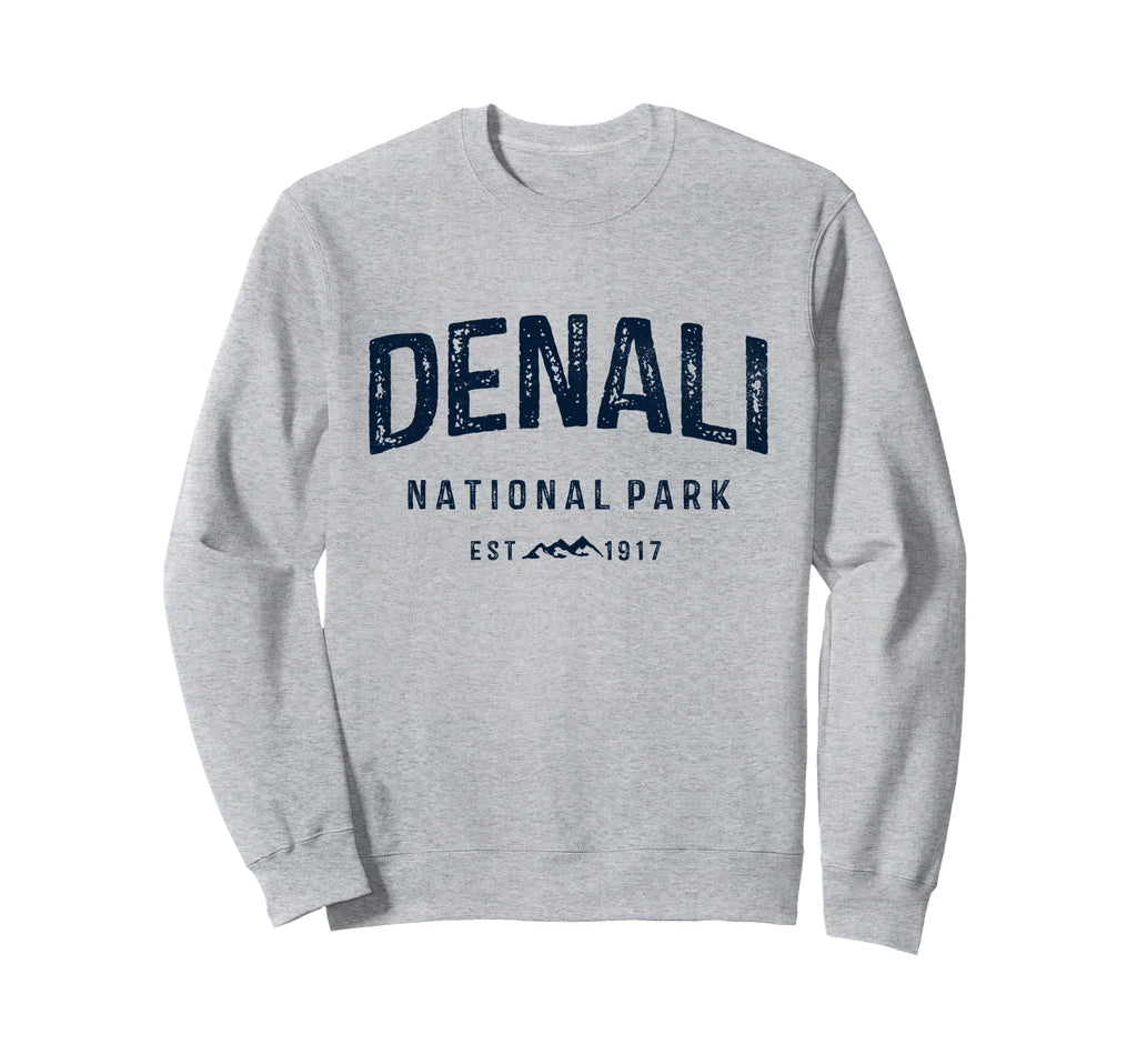 Denali National Park Mountains Nature Sweatshirt - Trendy Graphic Unisex - T-Shirt, Sweatshirt, Hoodie