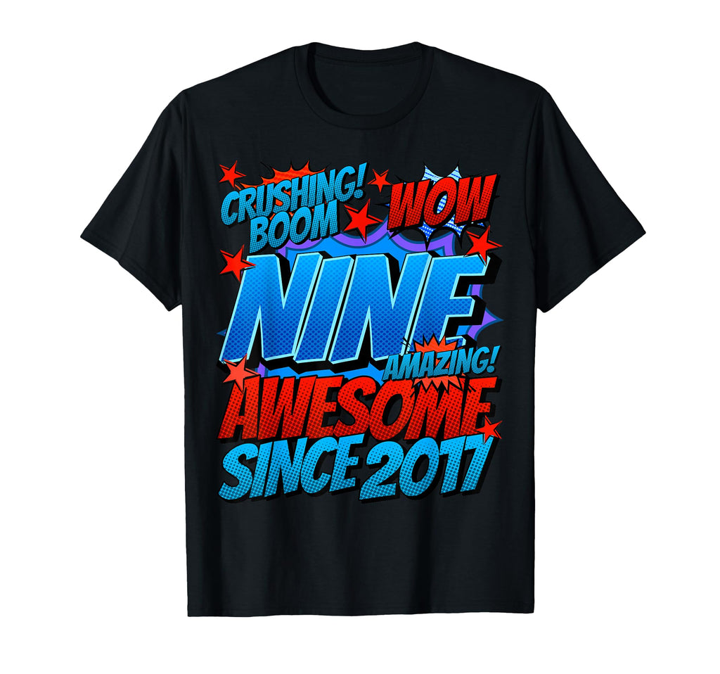 9 Year Old Gifts 9Th Birthday 9 Year Old T-Shirt - Aesthetic Graphic Unisex - T-Shirt, Sweatshirt, Hoodie