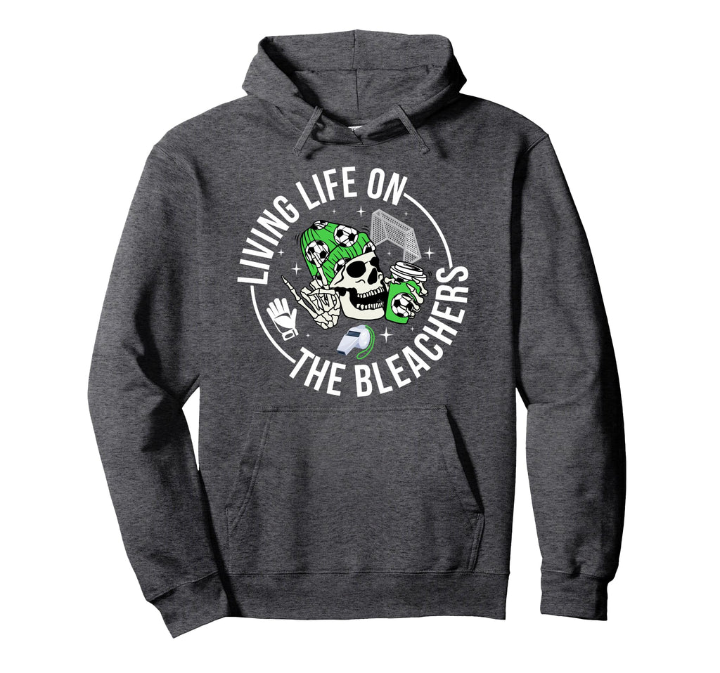 Bleachers Soccer Keeper Mom Soccer Hoodie - Graphic Print for Adults - T-Shirt, Sweatshirt, Hoodie