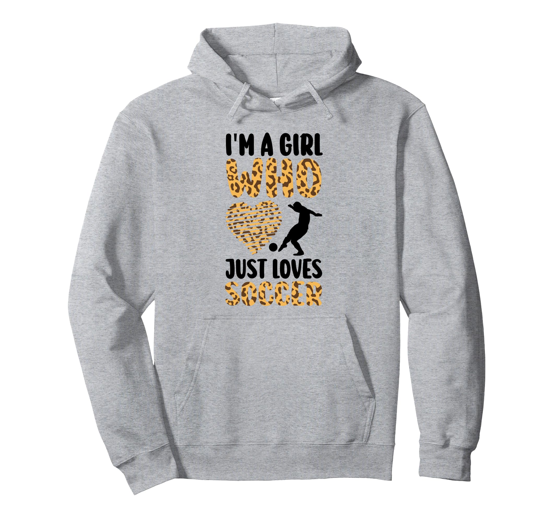 Im Who Just Loves Soccer Soccer Hoodie - Custom Art Print Unisex - T-Shirt, Sweatshirt, Hoodie