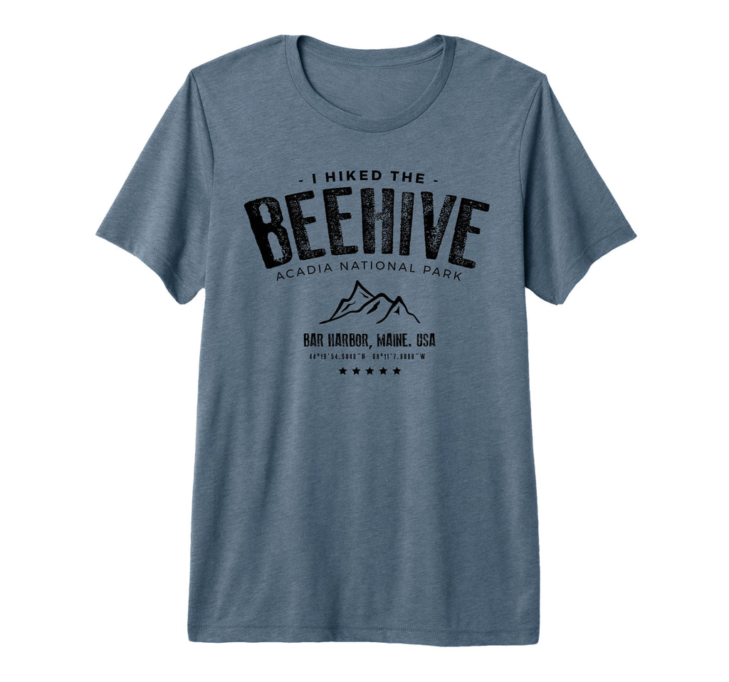 I Hiked Beehive Trail Acadia T-Shirt - Casual Everyday Wear Men Women - T-Shirt, Sweatshirt, Hoodie