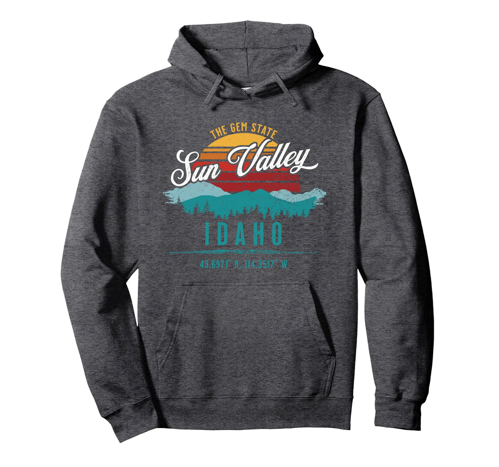 Sun Valley Idaho Sawtooth National Hoodie - Trendy Graphic Men Women - T-Shirt, Sweatshirt, Hoodie
