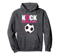 Breast Cancer Soccer Football Kick Cure Hoodie - Custom Art Print Unisex - T-Shirt, Sweatshirt, Hoodie