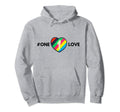 One Love Soccer Football Lgbtq Hoodie - Fun Novelty Design for Adults - T-Shirt, Sweatshirt, Hoodie