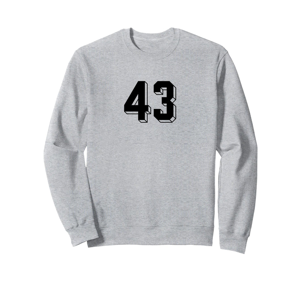 Number 43 80S 90S Soccer Team Sweatshirt - Casual Everyday Wear Unisex - T-Shirt, Sweatshirt, Hoodie