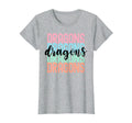 Dragons Team Mascot School Spirit T-Shirt - Minimalist Print Men Women - T-Shirt, Sweatshirt, Hoodie
