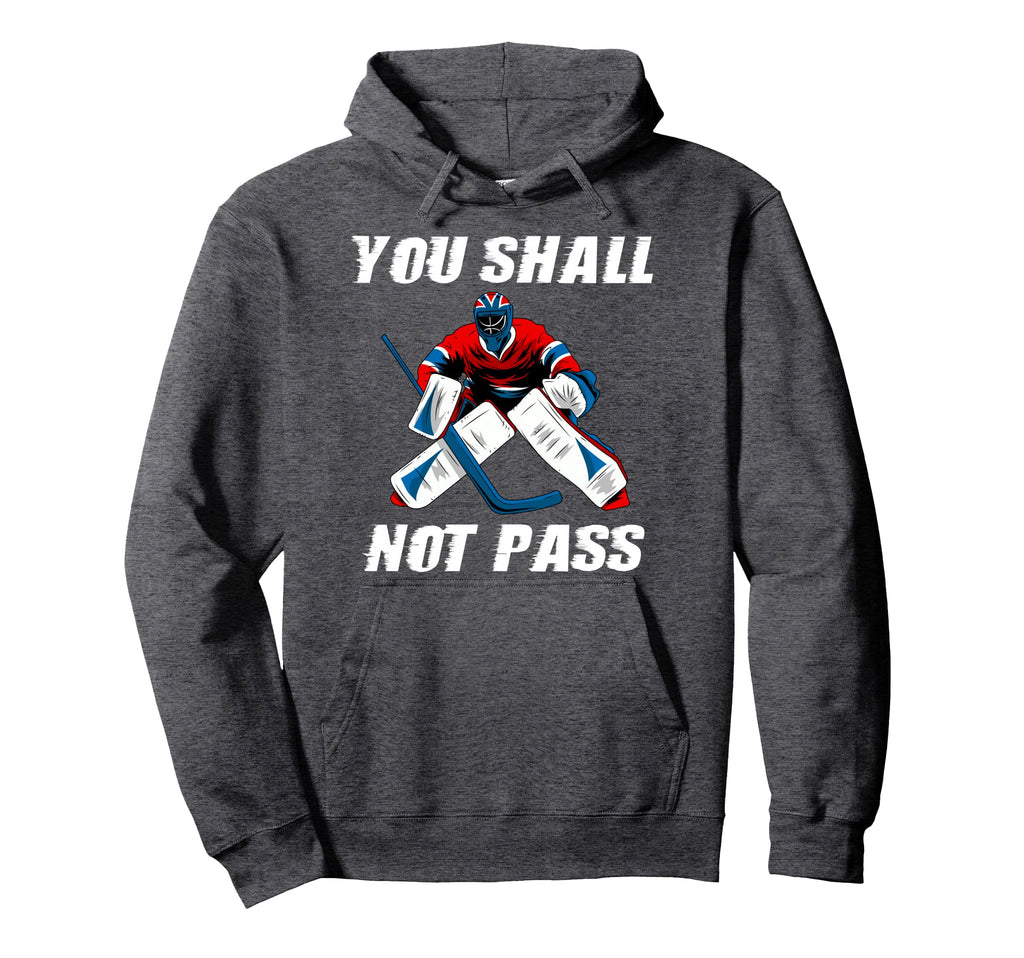 Ice Hockey Goalkeeper Goaltender Ice Hockey Hoodie - Trendy Graphic Unisex - T-Shirt, Sweatshirt, Hoodie