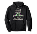 This Soccer Player Loves Halloween Hoodie - Casual Everyday Wear Unisex - T-Shirt, Sweatshirt, Hoodie