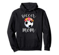 Proud Soccer Mom Floral Flower Hoodie - Fun Novelty Design for Adults - T-Shirt, Sweatshirt, Hoodie