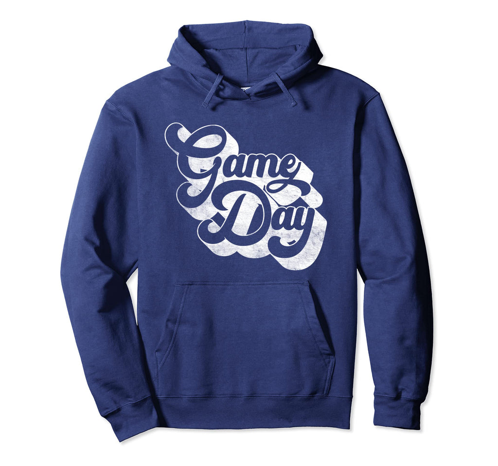 Game Day White Sports Soccer Hoodie - Fun Novelty Design for Adults - T-Shirt, Sweatshirt, Hoodie
