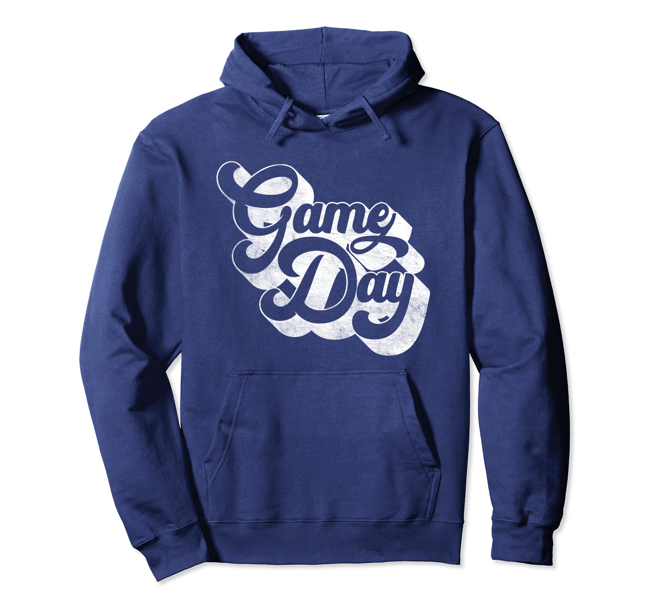 Game Day White Sports Soccer Hoodie - Fun Novelty Design for Adults - T-Shirt, Sweatshirt, Hoodie