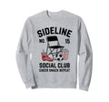 Sideline Social Club Soccer Mom Game Sweatshirt - Aesthetic Graphic Unisex - T-Shirt, Sweatshirt, Hoodie