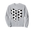 Coquette Soccer Bow Sports Lover Mom Sweatshirt - Minimalist Print Unisex - T-Shirt, Sweatshirt, Hoodie