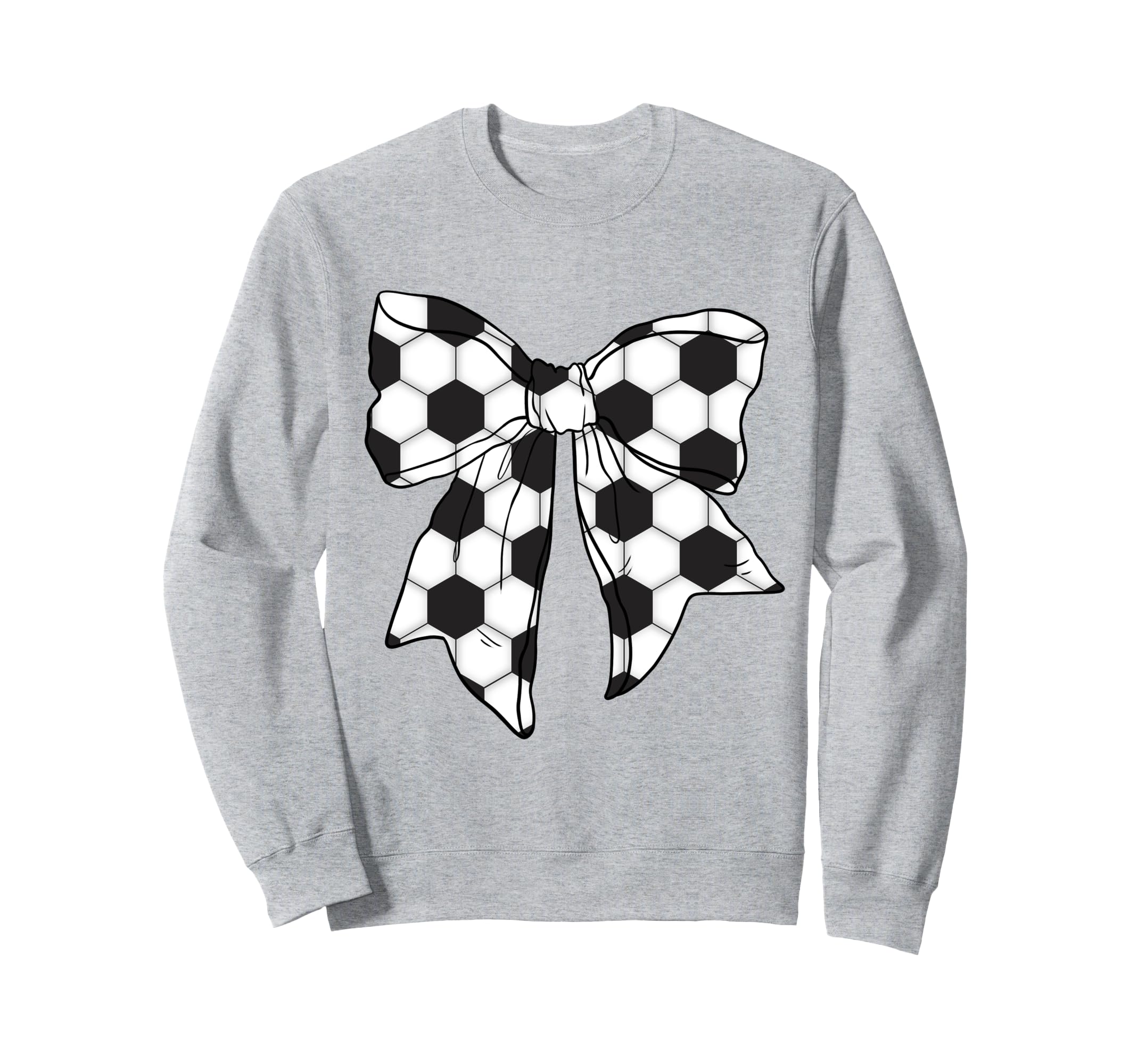 Coquette Soccer Bow Sports Lover Mom Sweatshirt - Minimalist Print Unisex - T-Shirt, Sweatshirt, Hoodie