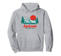 Jackson Hole Wyoming Mountain Scene Hoodie - Custom Art Print for Adults - T-Shirt, Sweatshirt, Hoodie