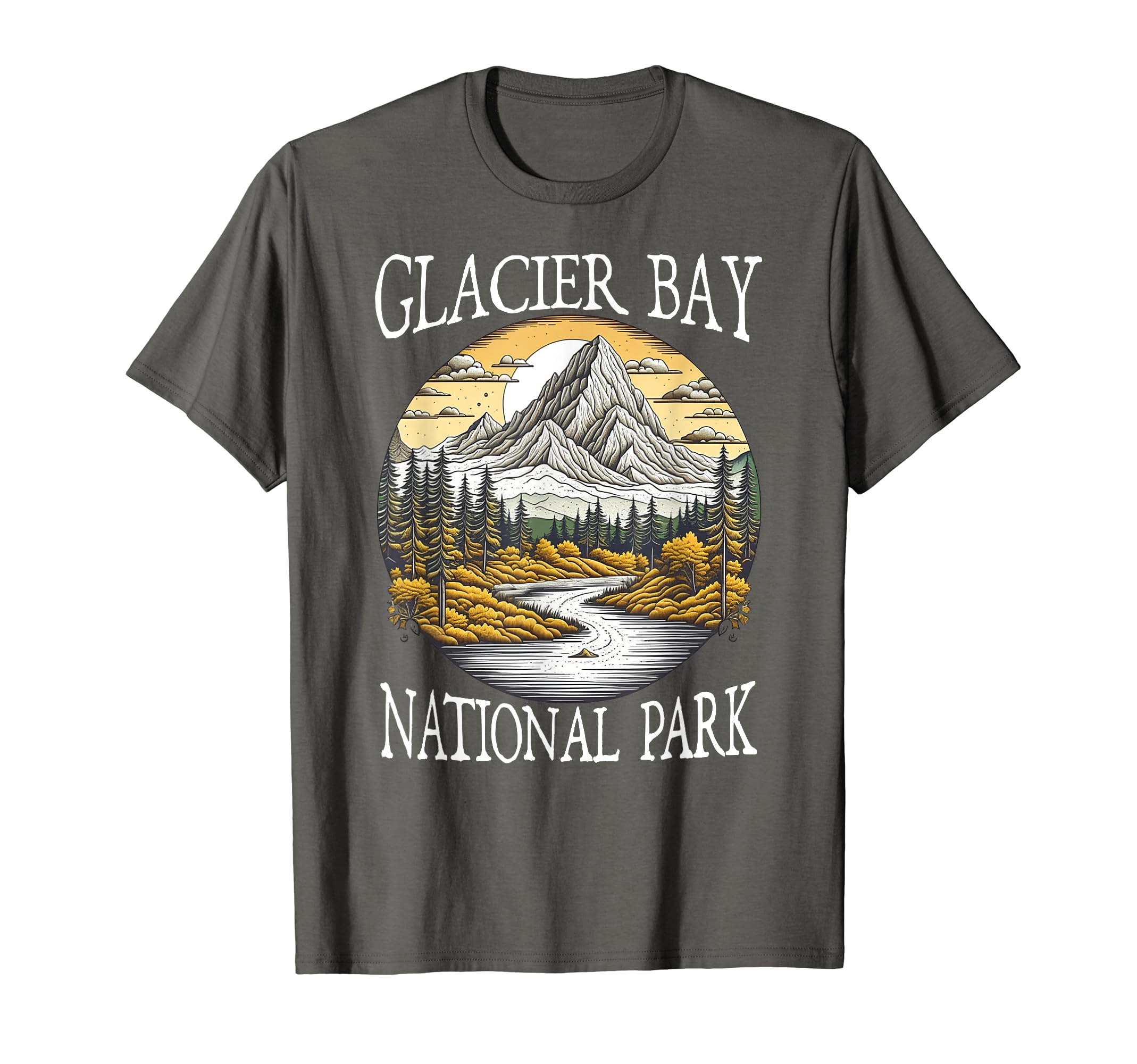 Glacier Bay National Park Alaska Sweatshirt - Trendy Graphic for Adults - T-Shirt, Sweatshirt, Hoodie