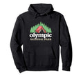 Olympic National Park Tent Camping Hoodie - Unique Graphic Unisex - T-Shirt, Sweatshirt, Hoodie