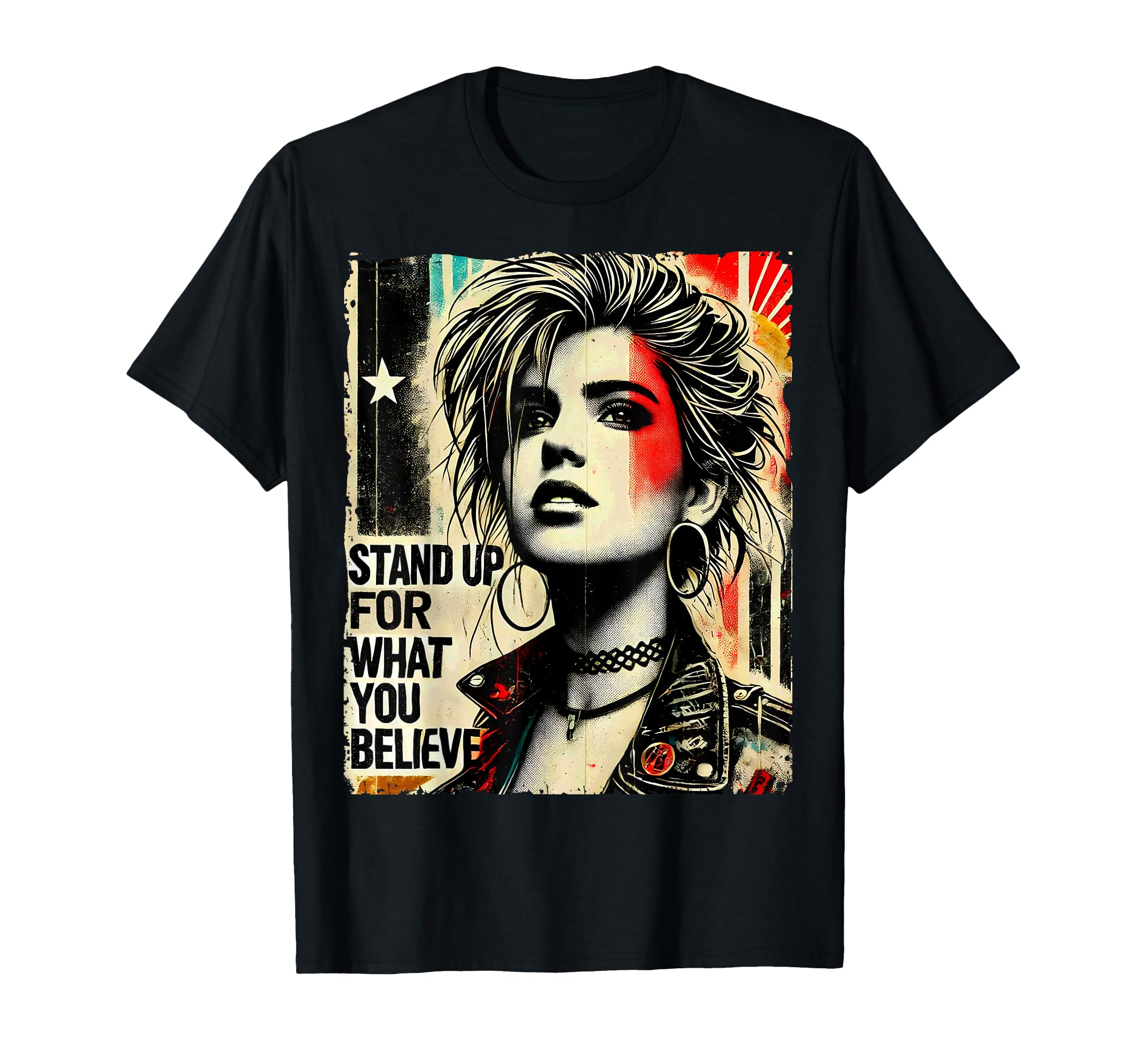 Punk Graffiti 90S Grunge Colorful T-Shirt - Custom Art Print for Adults - T-Shirt, Sweatshirt, Hoodie