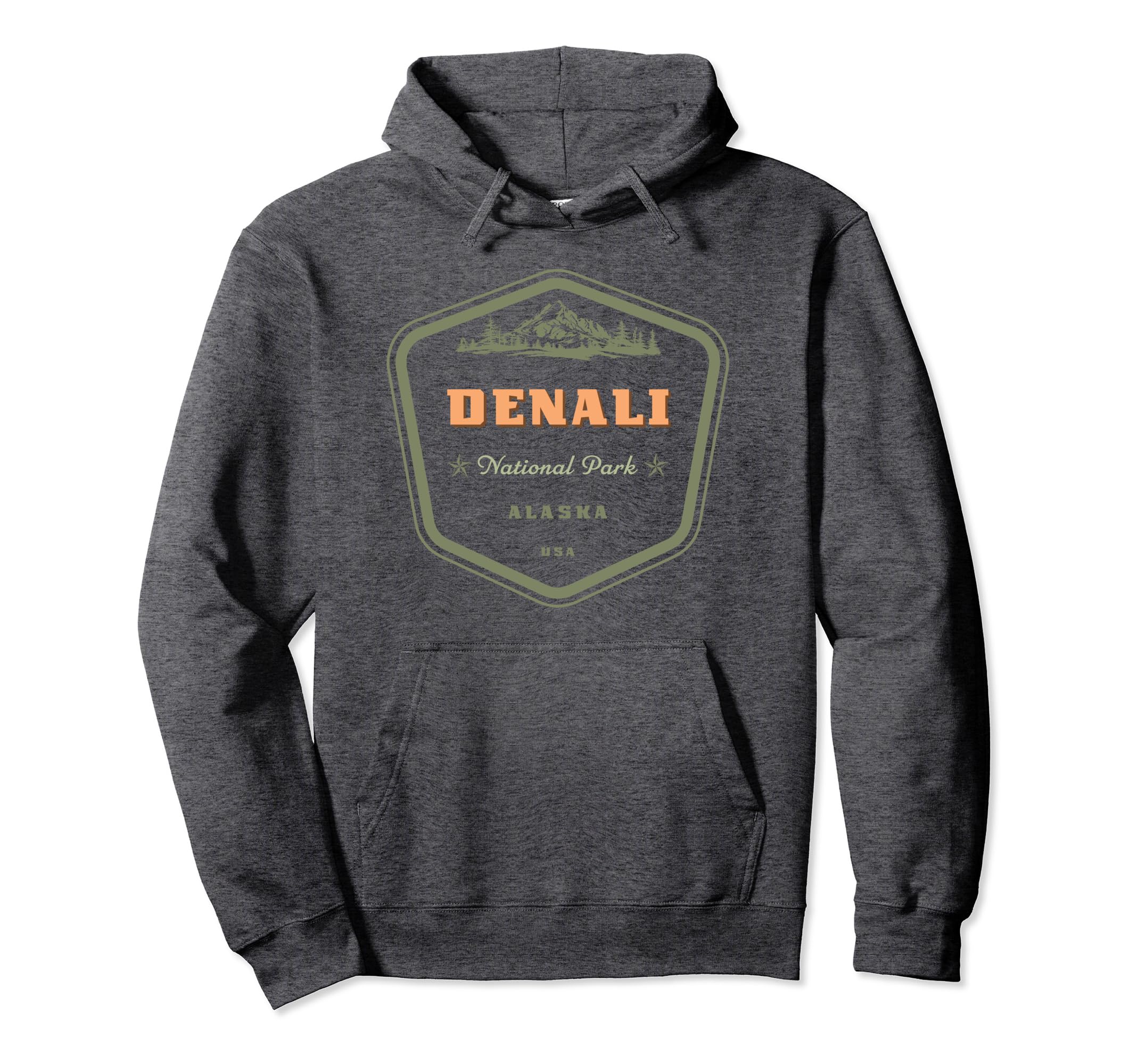 Denali National Park Alaska Hoodie - Trendy Graphic for Adults - T-Shirt, Sweatshirt, Hoodie