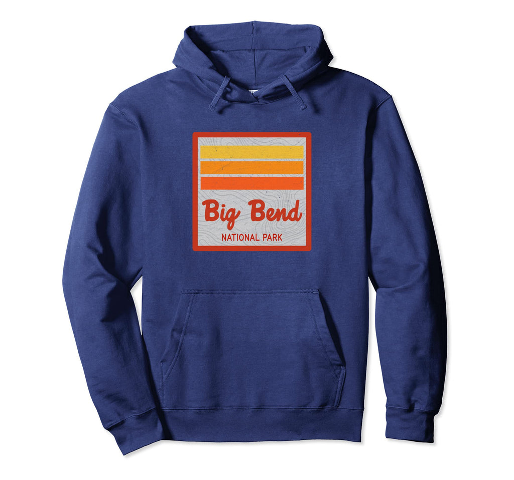 Big Bend National Park Stripes Hoodie - Aesthetic Graphic Unisex - T-Shirt, Sweatshirt, Hoodie