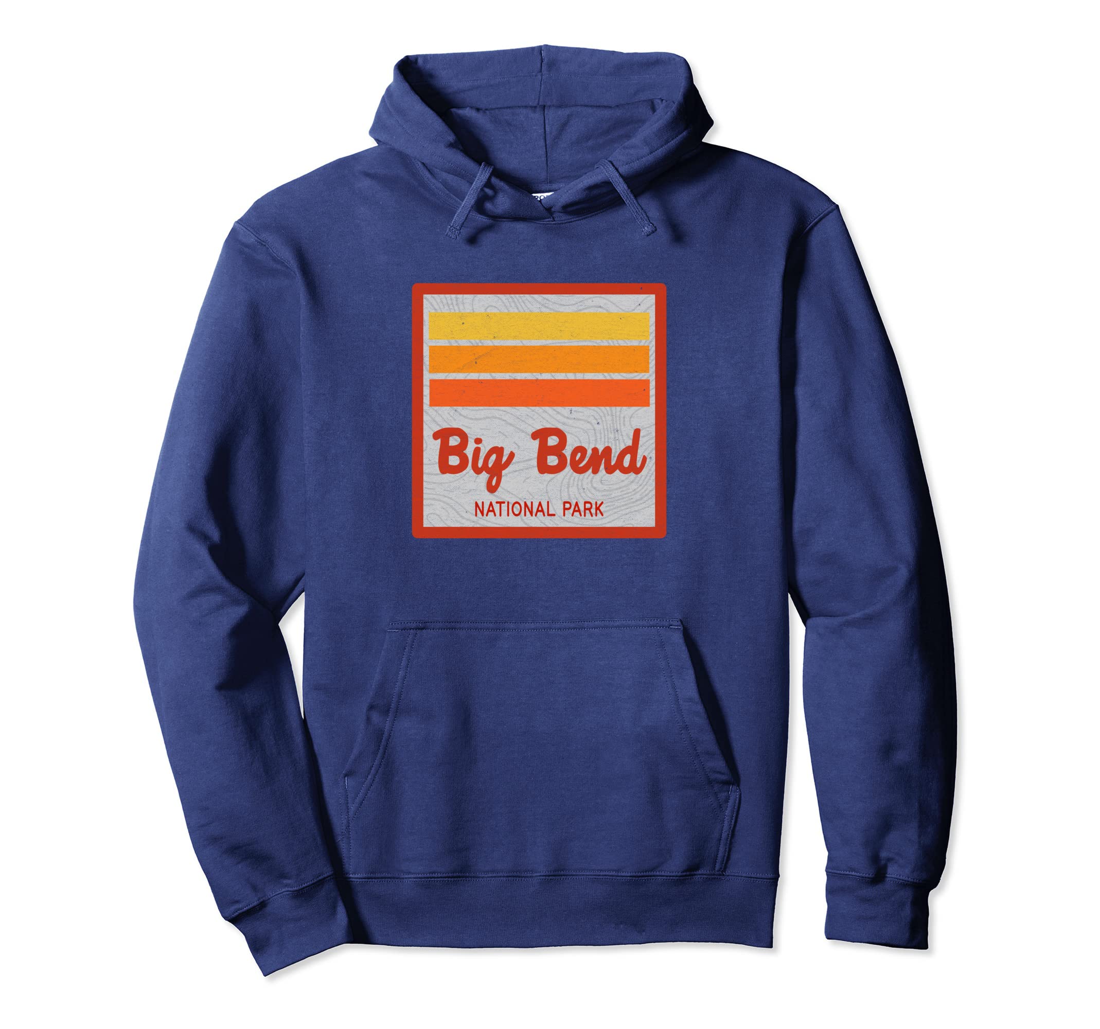 Big Bend National Park Stripes Hoodie - Aesthetic Graphic Unisex - T-Shirt, Sweatshirt, Hoodie