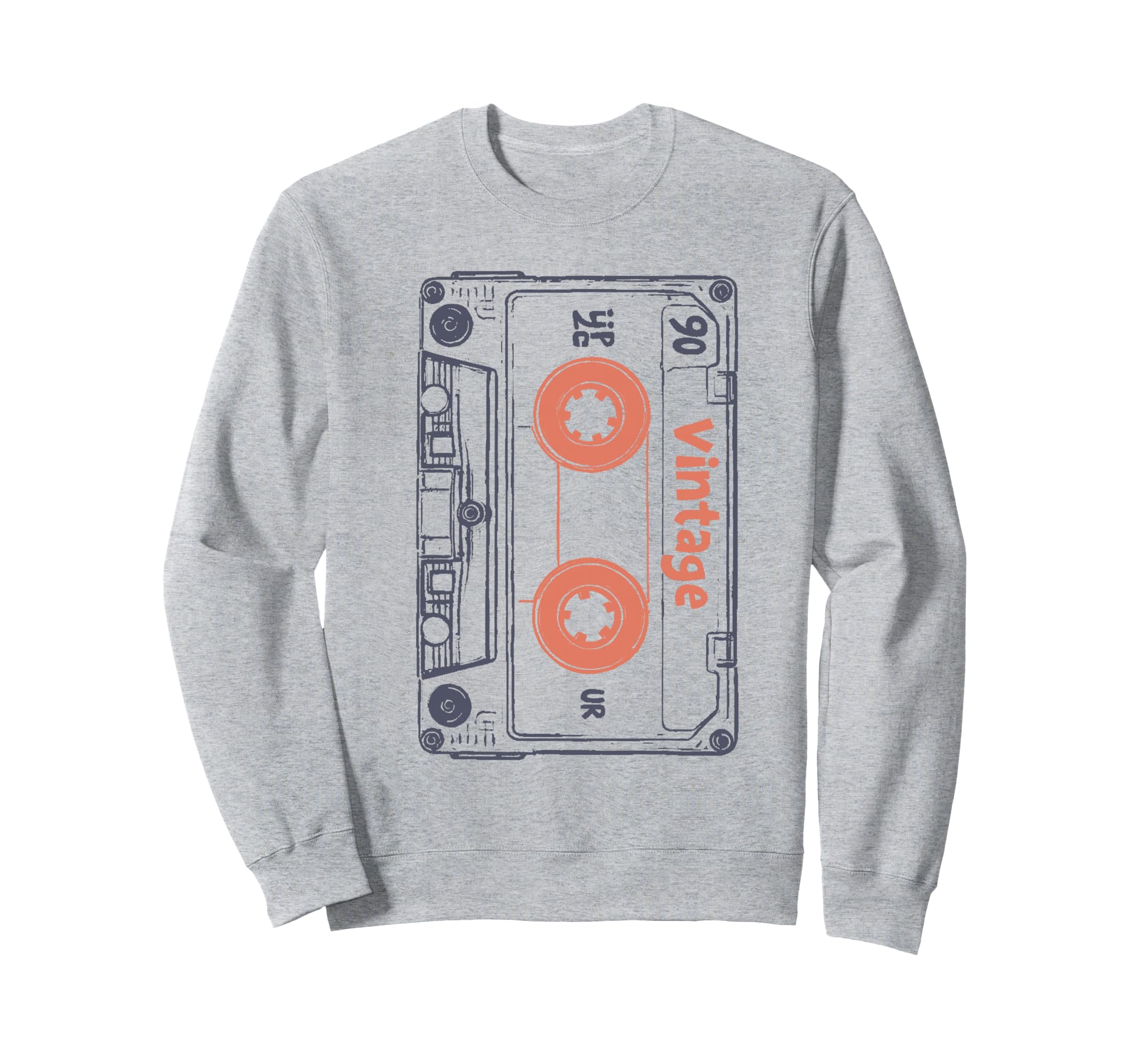 Cassette Tape 80S 90S Sweatshirt - Aesthetic Graphic for Adults - T-Shirt, Sweatshirt, Hoodie