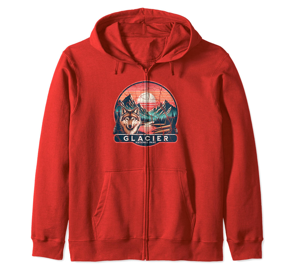 Glacier National Park Montana Usa Outdoor T-Shirt - Graphic Print Unisex - T-Shirt, Sweatshirt, Hoodie