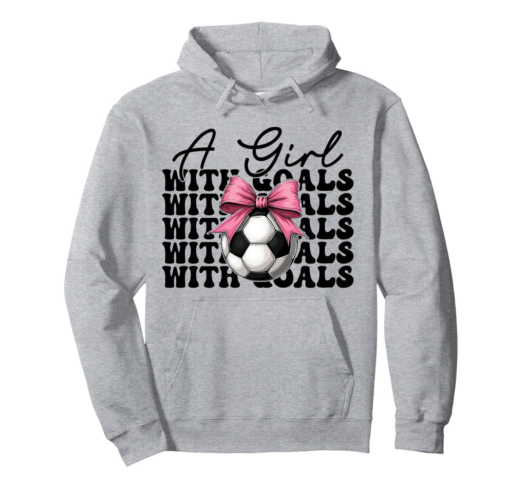 Soccer Soccer Mom Mothers Day Goals Hoodie - Graphic Print Unisex - T-Shirt, Sweatshirt, Hoodie