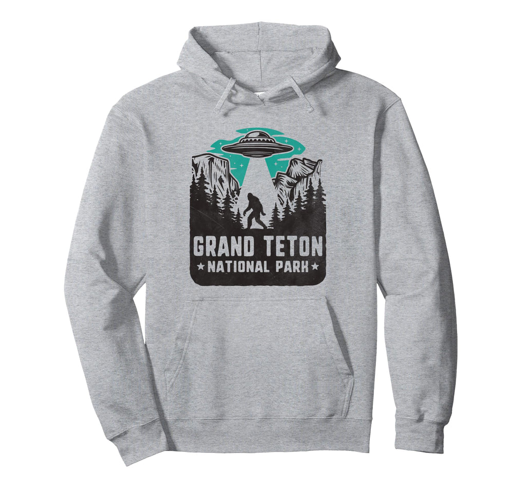Grand Teton National Park Ufo And Hoodie - Streetwear Style for Adults - T-Shirt, Sweatshirt, Hoodie