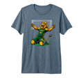 Lion Soccer Player Score Goal Knee Slide T-Shirt - Custom Art Print Unisex - T-Shirt, Sweatshirt, Hoodie