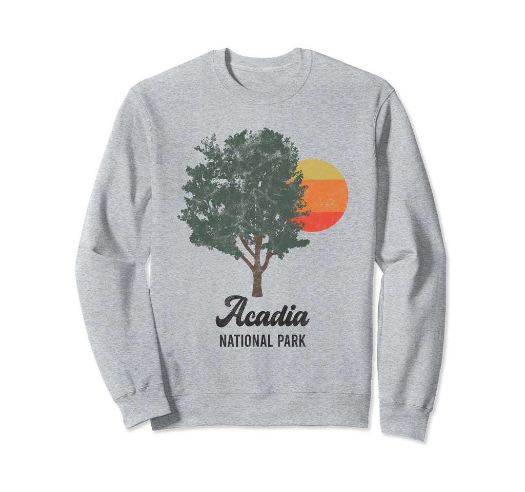 Acadia National Park Hiking Sweatshirt - Aesthetic Graphic for Adults - T-Shirt, Sweatshirt, Hoodie