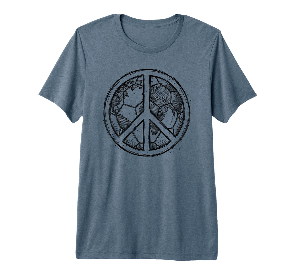 Soccer World Peace Is My Goal Futbol T-Shirt - Unique Graphic Men Women - T-Shirt, Sweatshirt, Hoodie