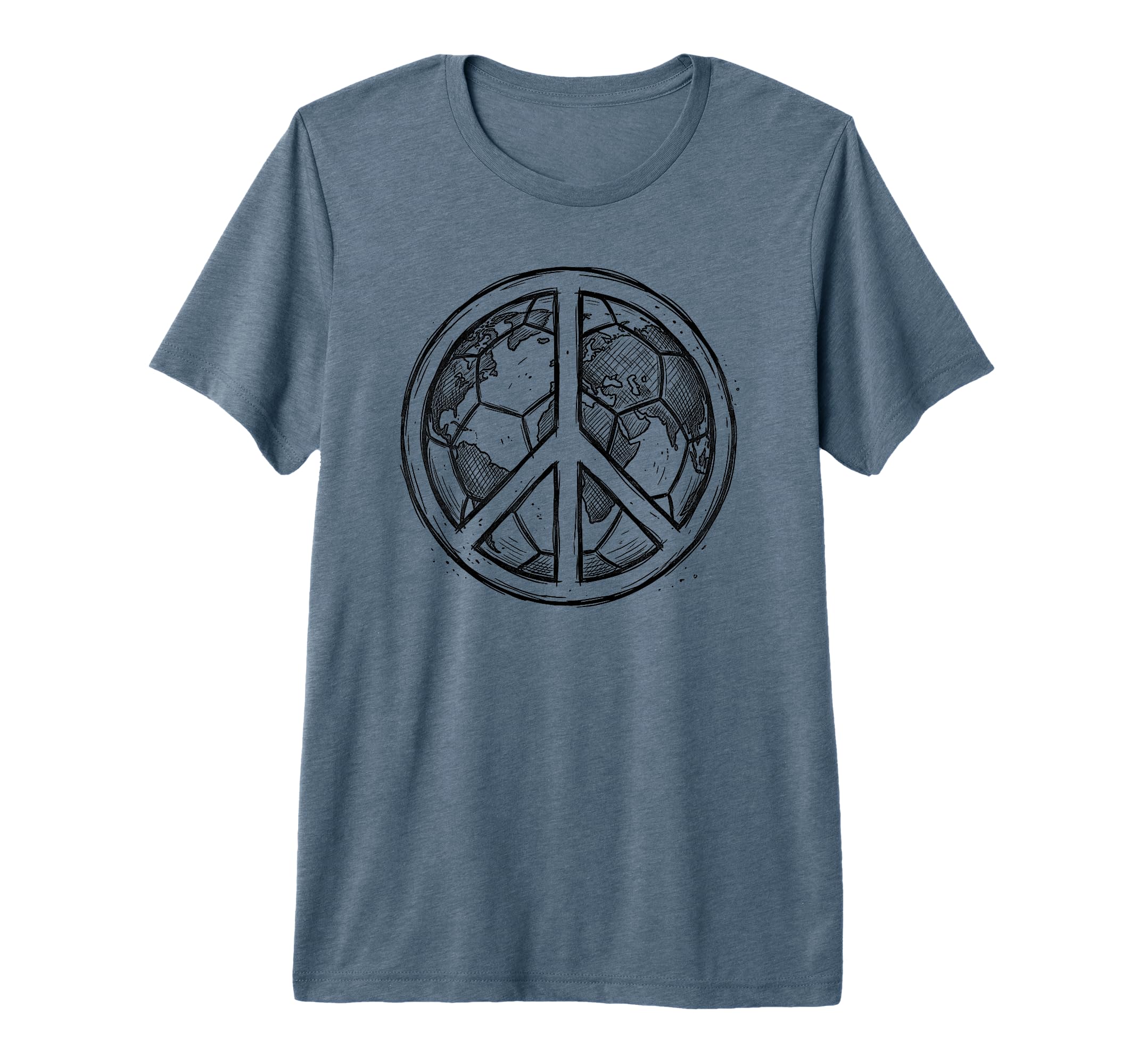 Soccer World Peace Is My Goal Futbol T-Shirt - Unique Graphic Men Women - T-Shirt, Sweatshirt, Hoodie