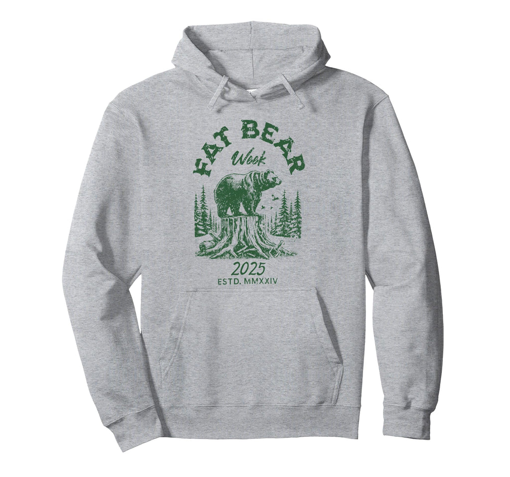 Fat Bear Week Grizzly Bear Lovers Hoodie - Minimalist Print Unisex - T-Shirt, Sweatshirt, Hoodie