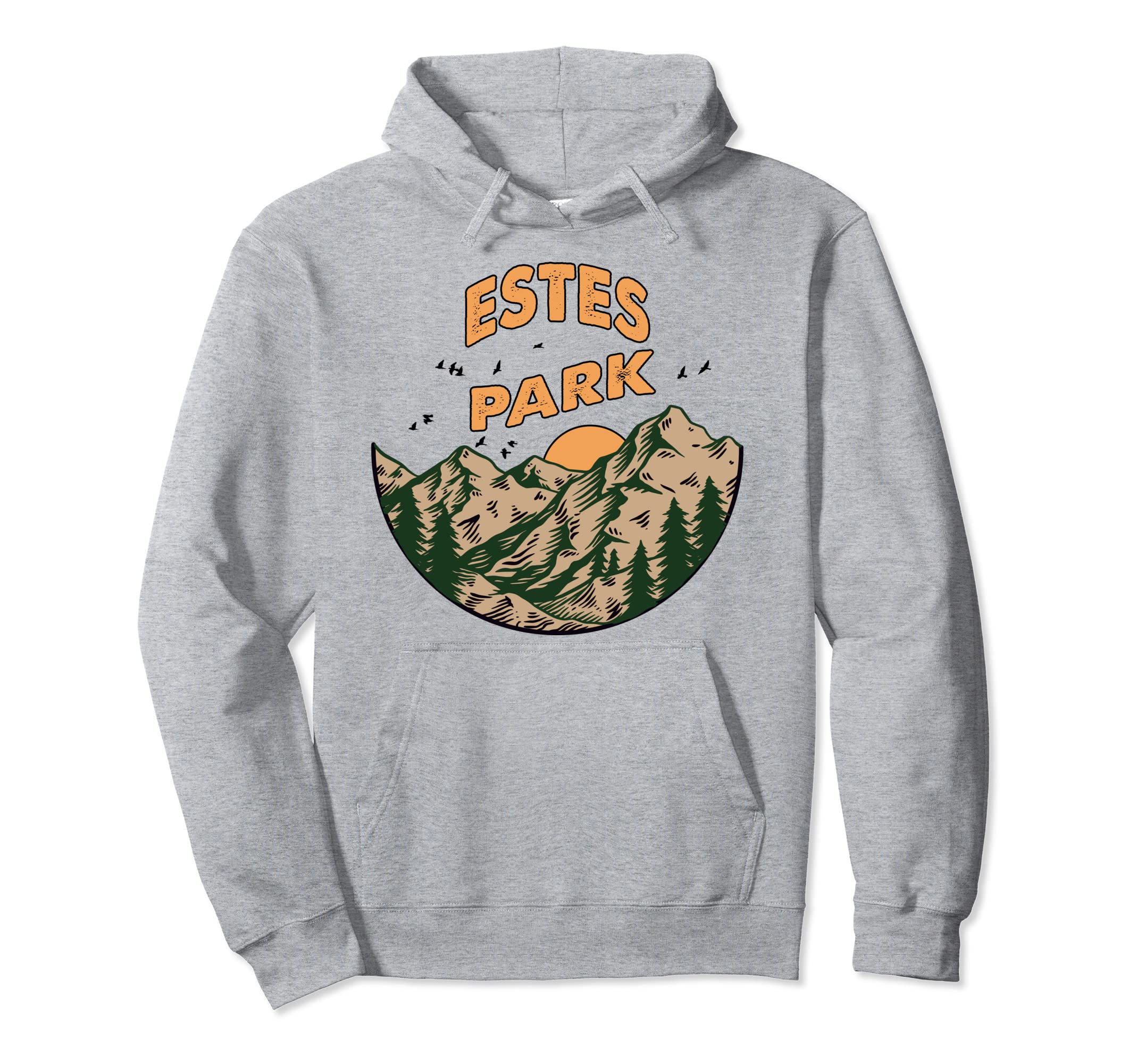 W0Wb Estes Park Rocky Mountain National Hoodie - Minimalist Print Unisex - T-Shirt, Sweatshirt, Hoodie