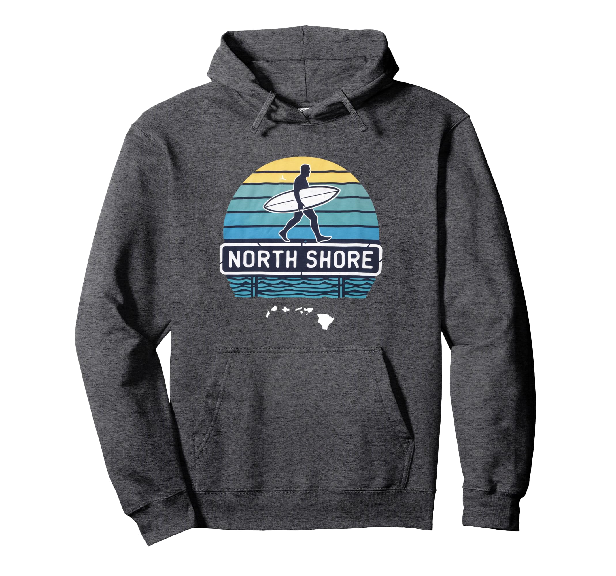 North Shore Surf Surf Shop Hawaii Hoodie - Aesthetic Graphic Unisex - T-Shirt, Sweatshirt, Hoodie