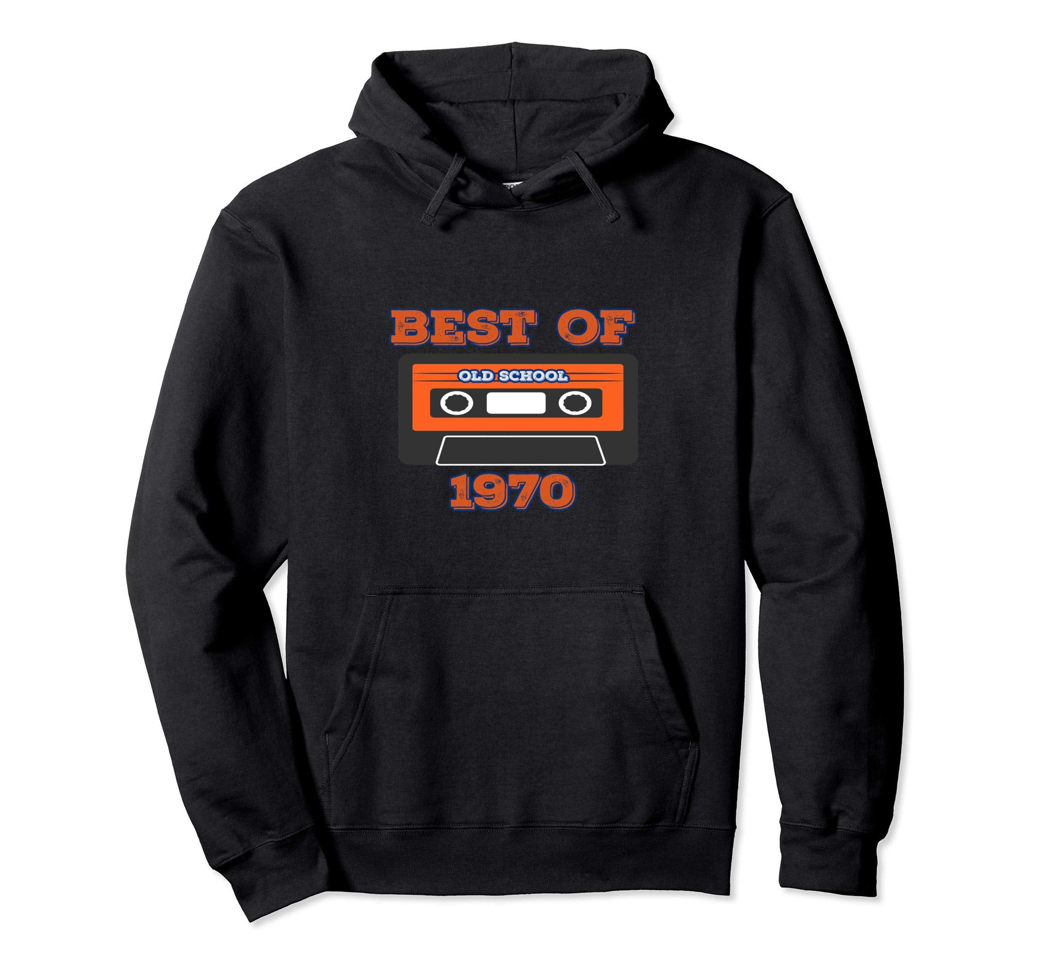 Fun Best 1970 Old School Cassette Tape Hoodie - Novelty Apparel Men Women - T-Shirt, Sweatshirt, Hoodie