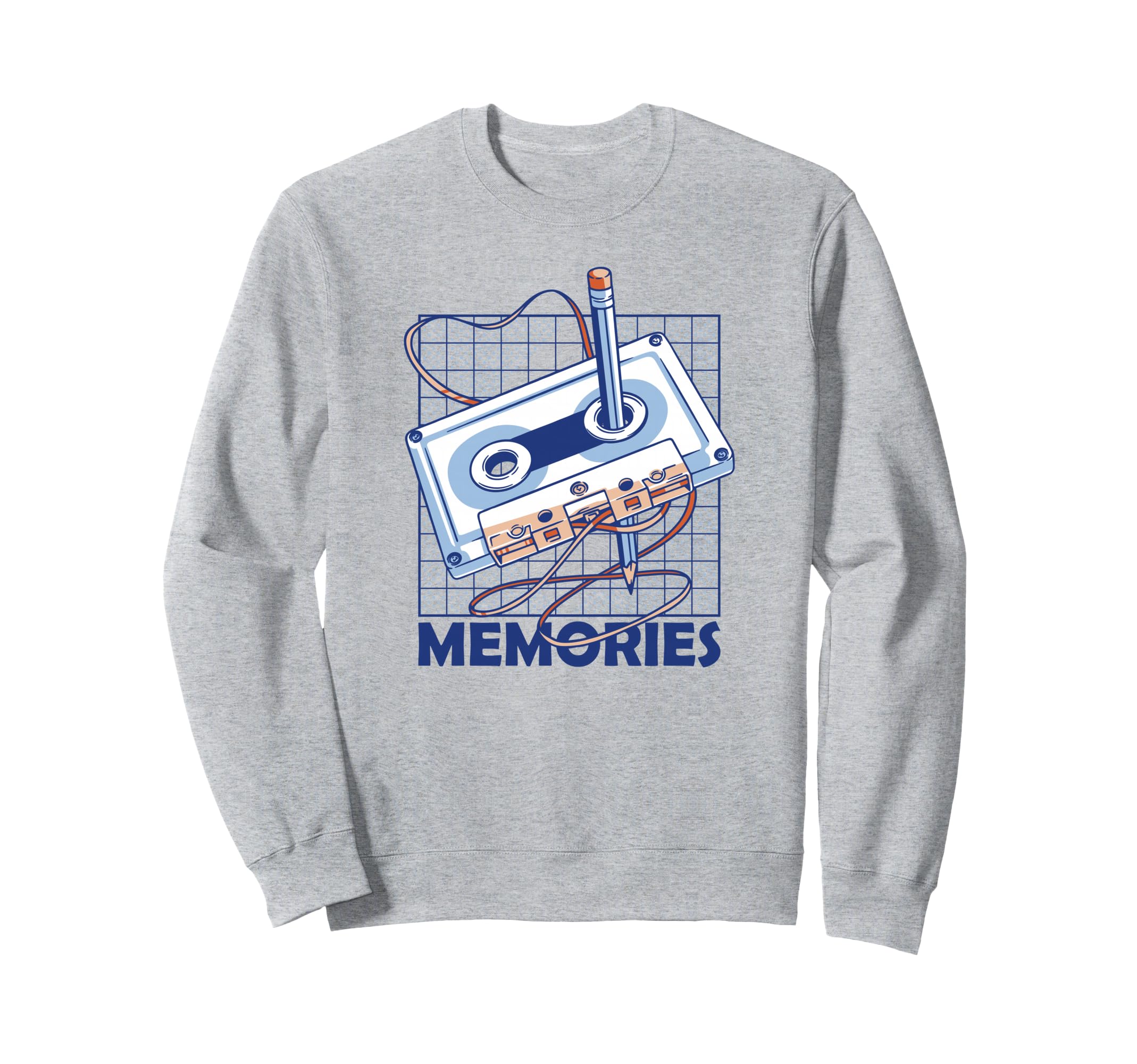 Memories Audio Cassette Tape Mixtape Sweatshirt - Unique Graphic Men Women - T-Shirt, Sweatshirt, Hoodie