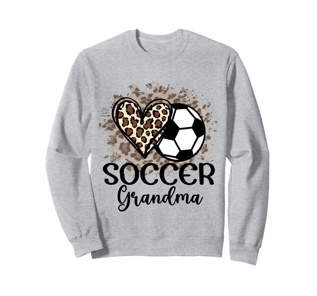 Soccer Grandma Funny Leopard Sweatshirt - Casual Everyday Wear for Adults - T-Shirt, Sweatshirt, Hoodie