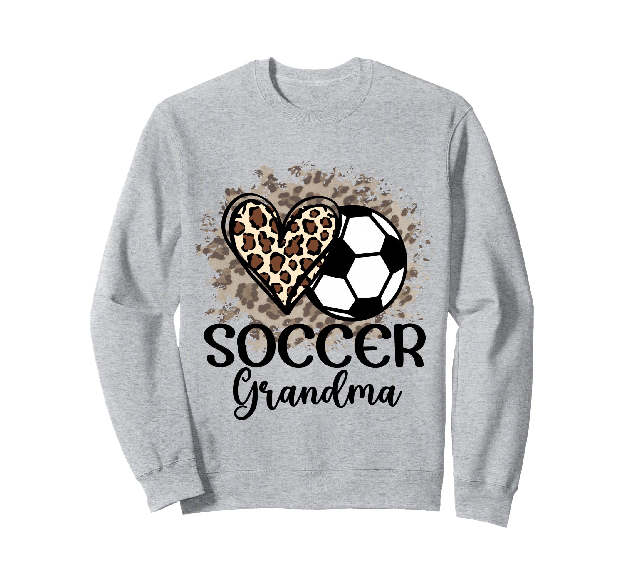 Soccer Grandma Funny Leopard Sweatshirt - Casual Everyday Wear for Adults - T-Shirt, Sweatshirt, Hoodie