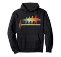 Surfing Heartbeat Surf Gift Hoodie - Streetwear Style Men Women - T-Shirt, Sweatshirt, Hoodie