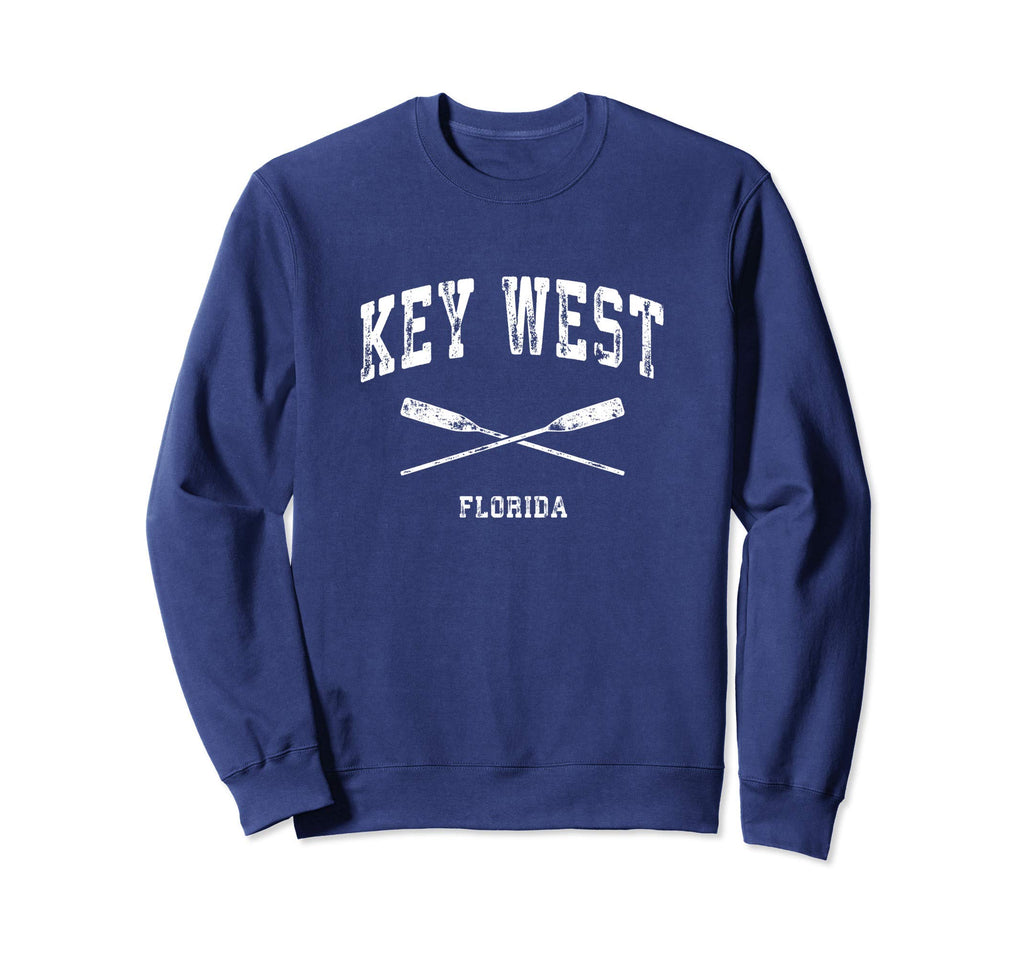 Key West Florida Nautical Crossed Sweatshirt - Trendy Graphic for Adults - T-Shirt, Sweatshirt, Hoodie