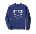 Key West Florida Nautical Crossed Sweatshirt - Trendy Graphic for Adults - T-Shirt, Sweatshirt, Hoodie