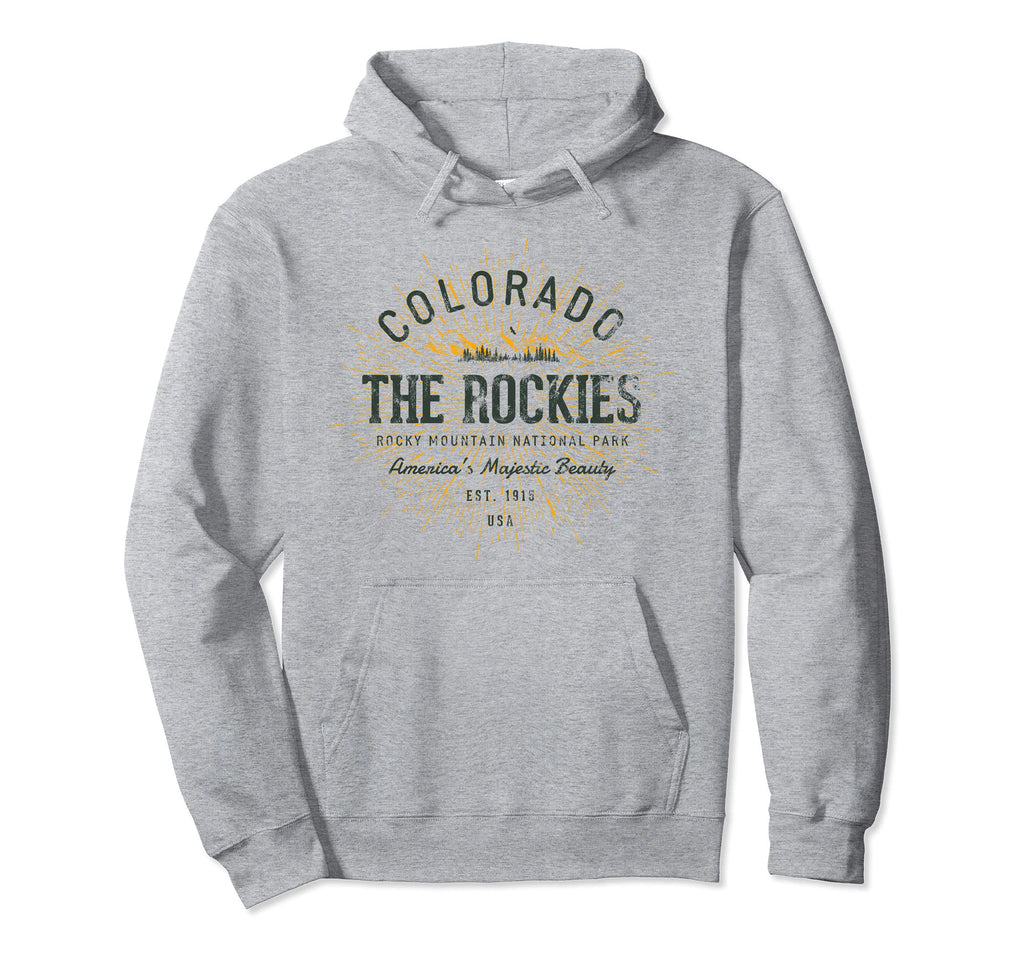 Rocky Mountain National Park Hoodie - Graphic Print for Adults - T-Shirt, Sweatshirt, Hoodie
