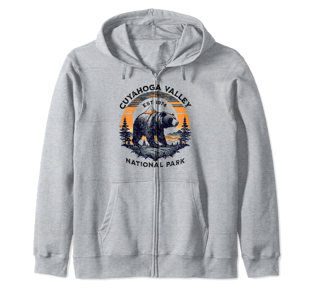 Cuyahoga Valley National Park Ohio Usa Hoodie - Minimalist Print Men Women - T-Shirt, Sweatshirt, Hoodie