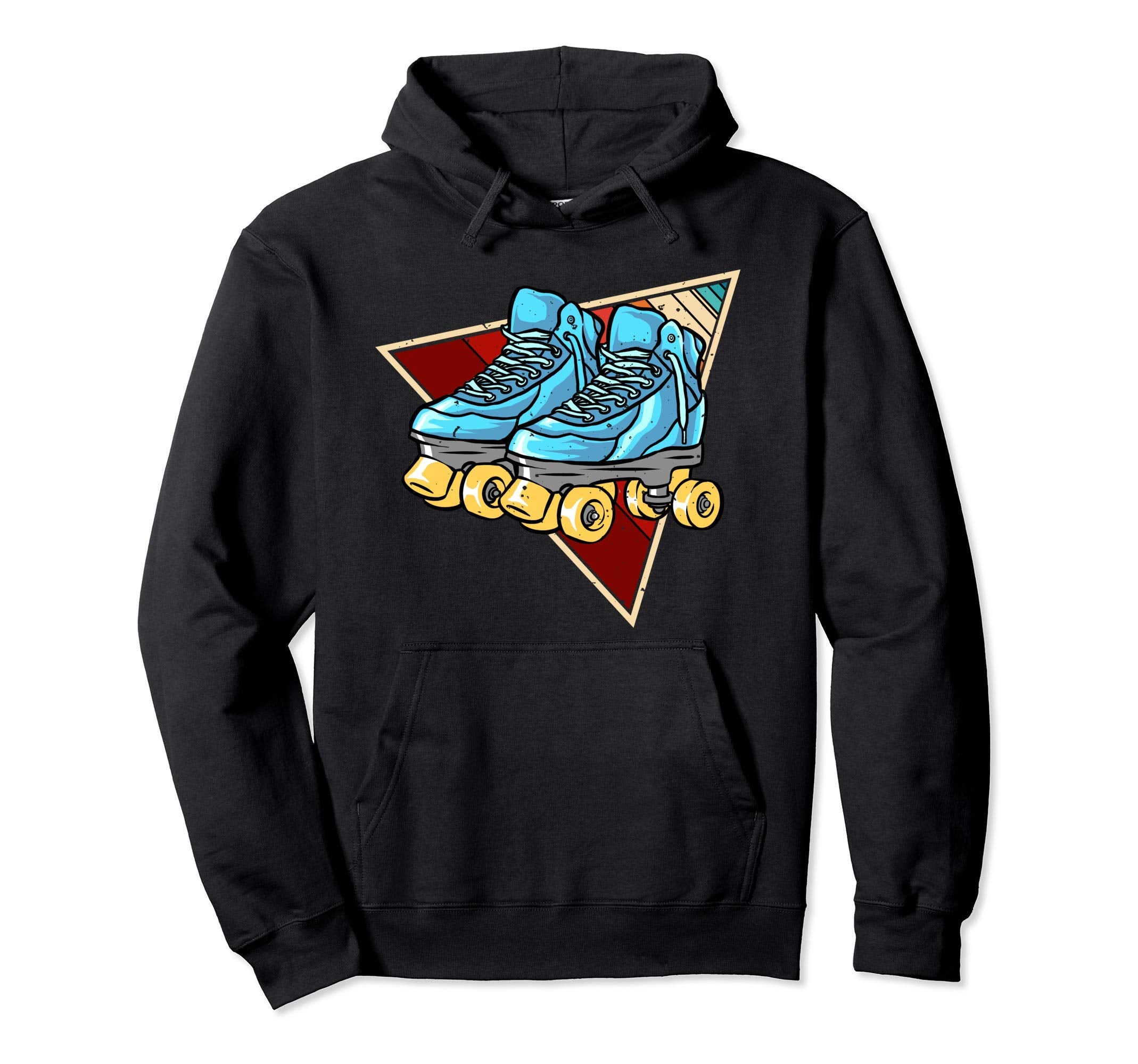 Roller Skating Theme Roller Skates 80S 70S Hoodie - Custom Art Print Unisex - T-Shirt, Sweatshirt, Hoodie